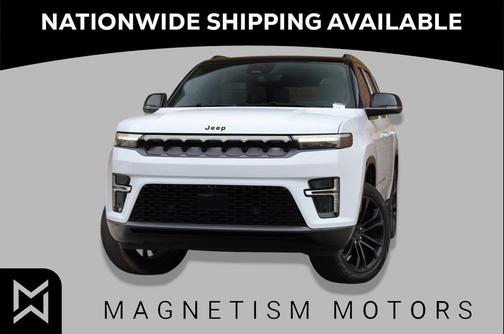 Bright White Clearcoat 2026 Jeep Grand Wagoneer Summit Obsidian 4x4