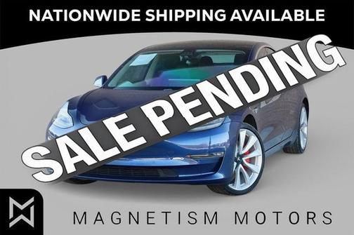 Deep Blue Metallic 2019 Tesla Model 3 Performance