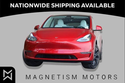Ultra Red 2024 Tesla Model Y Long Range Single Motor Rear-Wheel Drive