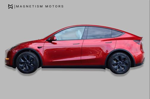 Ultra Red 2024 Tesla Model Y Long Range Single Motor Rear-Wheel Drive