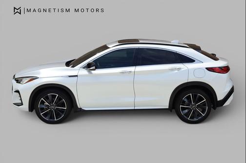 Radiant White 2023 INFINITI QX55 LUXE