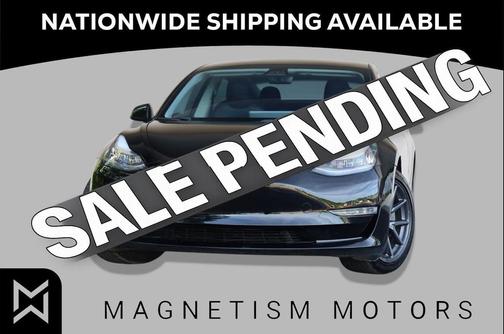 Solid Black 2021 Tesla Model 3 Standard Range Plus