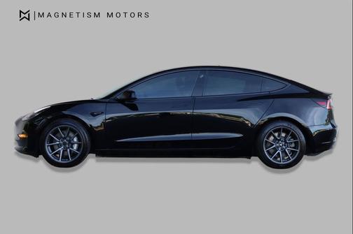 Solid Black 2021 Tesla Model 3 Standard Range Plus
