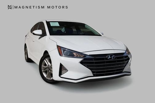 Quartz White Pearl 2019 Hyundai ELANTRA SEL