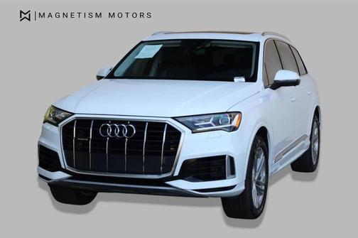Carrara White 2021 Audi Q7 55 Premium Plus