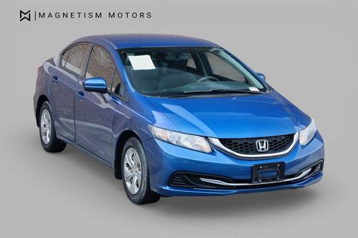 Dyno Blue Pearl 2015 Honda Civic LX