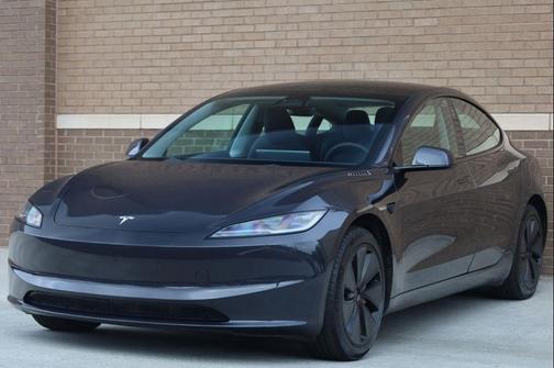 Stealth Grey 2025 Tesla Model 3 Long Range