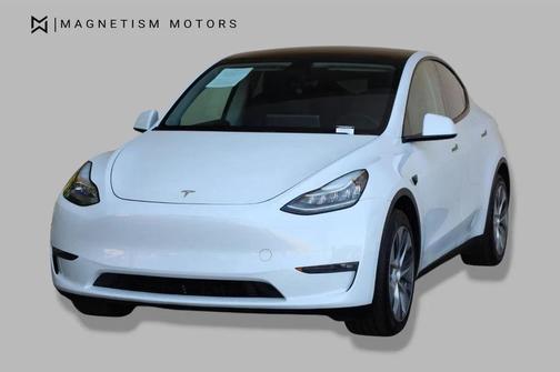 Pearl White Multi-Coat 2020 Tesla Model Y Long Range Dual Motor All-Wheel Drive