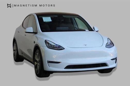 Pearl White Multi-Coat 2020 Tesla Model Y Long Range Dual Motor All-Wheel Drive