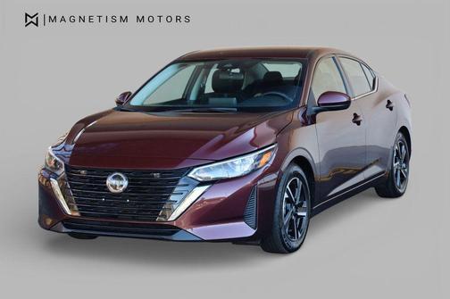 Burgundy 2024 Nissan Sentra SV