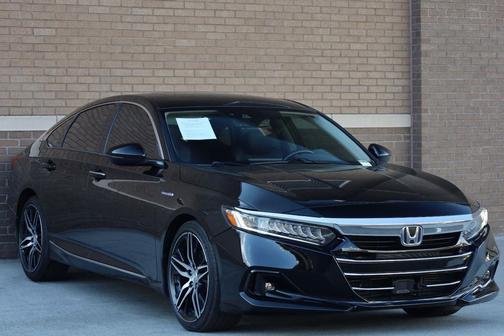 Crystal Black Pearl 2021 Honda Accord Hybrid Touring