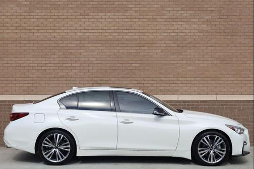 Majestic White 2023 INFINITI Q50 3.0t SENSORY