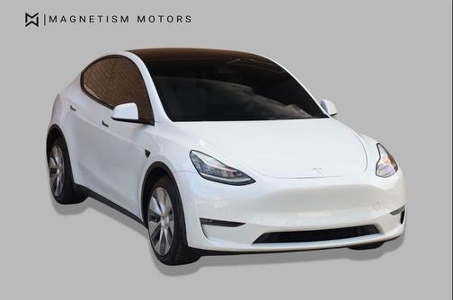 Pearl White Multi-Coat 2020 Tesla Model Y Long Range Dual Motor All-Wheel Drive