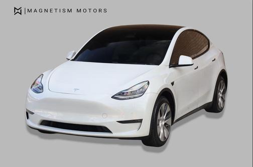 Pearl White Multi-Coat 2020 Tesla Model Y Long Range Dual Motor All-Wheel Drive