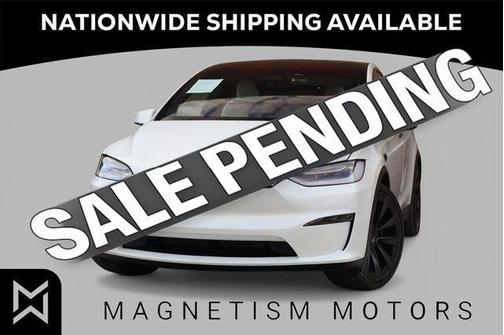Pearl White Multi-Coat 2022 Tesla Model X Plaid Tri Motor All-Wheel Drive