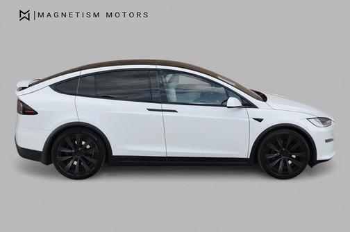 Pearl White Multi-Coat 2022 Tesla Model X Plaid Tri Motor All-Wheel Drive