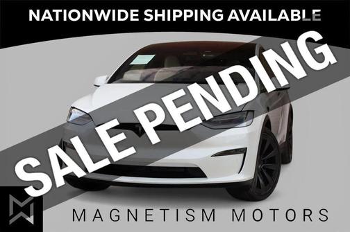 Pearl White Multi-Coat 2022 Tesla Model X Plaid Tri Motor All-Wheel Drive