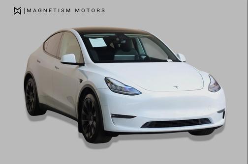 Pearl White Multi-Coat 2020 Tesla Model Y Long Range Dual Motor All-Wheel Drive