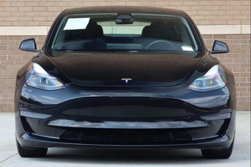 Solid Black 2021 Tesla Model 3 Standard Range Plus