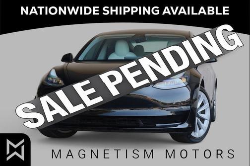 Solid Black 2022 Tesla Model 3 Long Range Dual Motor All-Wheel Drive
