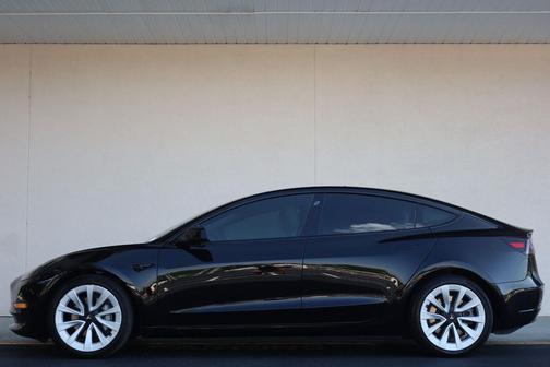 Solid Black 2022 Tesla Model 3 Long Range Dual Motor All-Wheel Drive