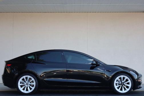 Solid Black 2022 Tesla Model 3 Long Range Dual Motor All-Wheel Drive