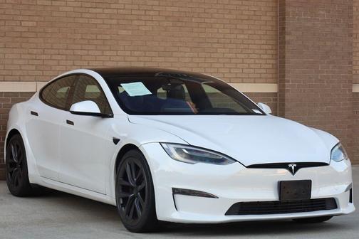 Pearl White Multi-Coat 2021 Tesla Model S Long Range