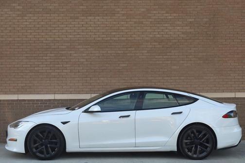 Pearl White Multi-Coat 2021 Tesla Model S Long Range