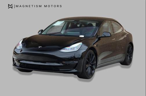 Obsidian Black Metallic 2018 Tesla Model 3 Long Range