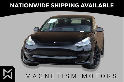 Obsidian Black Metallic 2018 Tesla Model 3 Long Range