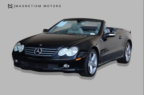 BLACK 2005 Mercedes-Benz SL-Class SL500 2dr Roadster 5.0L