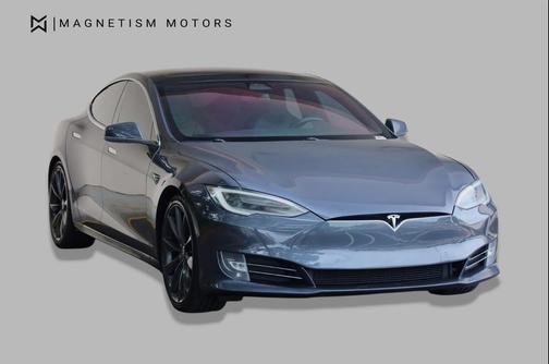 Titanium Metallic 2016 Tesla Model S 90D