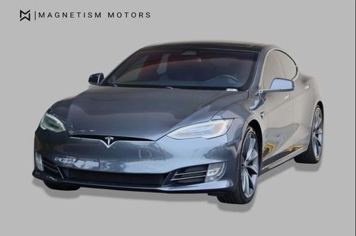 Titanium Metallic 2016 Tesla Model S 90D
