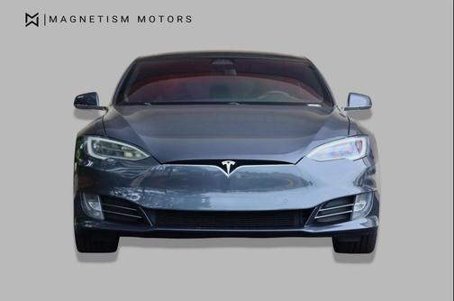Titanium Metallic 2016 Tesla Model S 90D