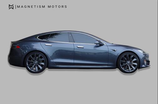 Titanium Metallic 2016 Tesla Model S 90D