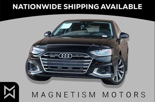 Brilliant Black 2021 Audi A4 Premium Plus