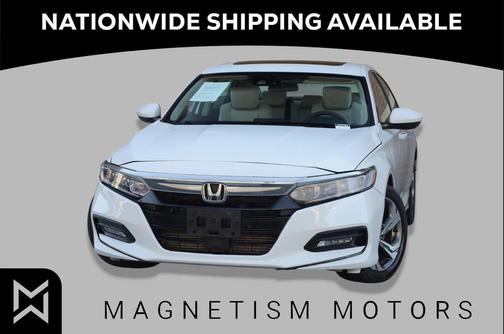 Platinum White Pearl 2018 Honda Accord EX