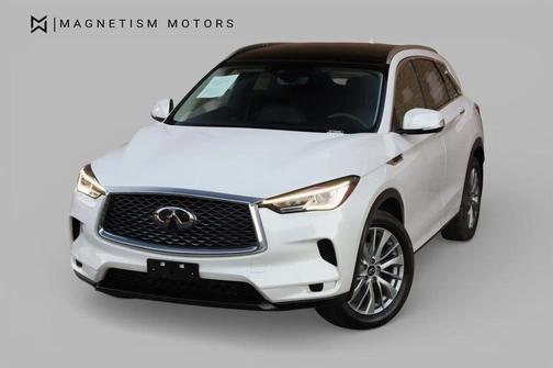 Radiant White 2023 INFINITI QX50 LUXE