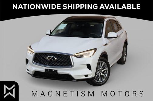 Radiant White 2023 INFINITI QX50 LUXE