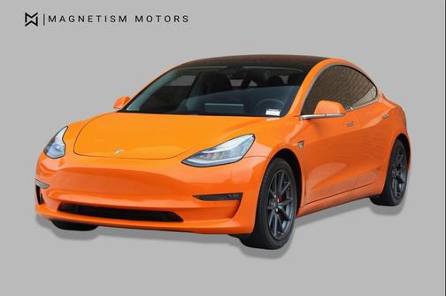 Deep Blue Metallic 2018 Tesla Model 3 Long Range