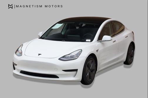 Pearl White Multi-Coat 2019 Tesla Model 3 Long Range