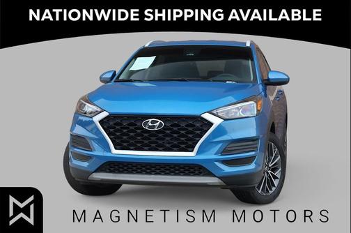Aqua Blue 2021 Hyundai TUCSON SEL