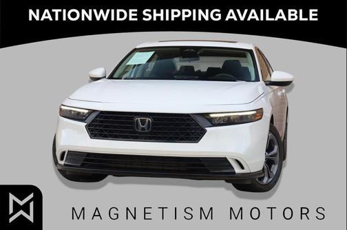 Platinum White Pearl 2023 Honda Accord EX