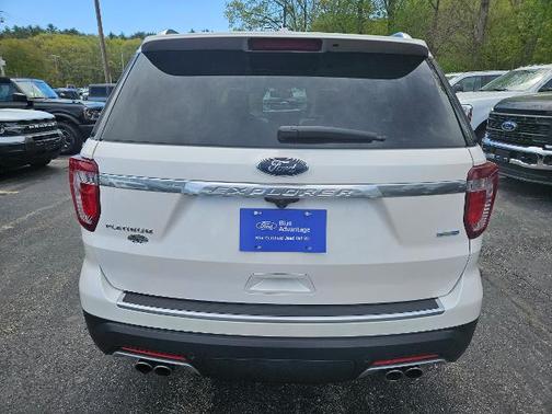 WHITE PLATINUM MET TRI-COAT 2018 Ford Explorer PLATINUM