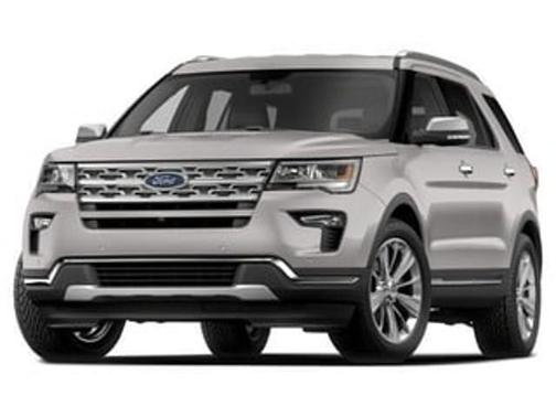 WHITE PLATINUM MET TRI-COAT 2018 Ford Explorer PLATINUM