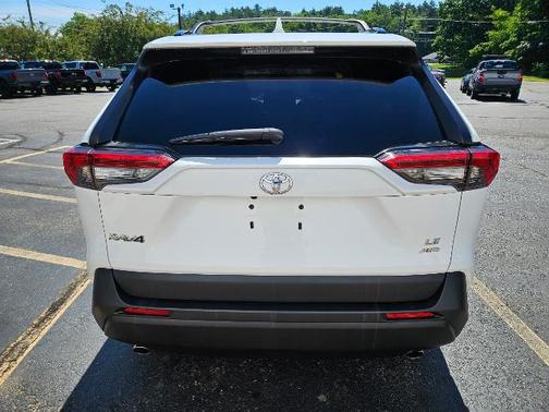 White 2021 Toyota RAV4 LE