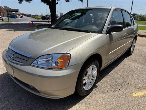 Shoreline Mist Metallic 2003 Honda Civic 4dr Sdn LX Auto