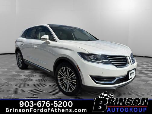 White Platinum Tri-Coat Metallic 2016 Lincoln MKX Reserve