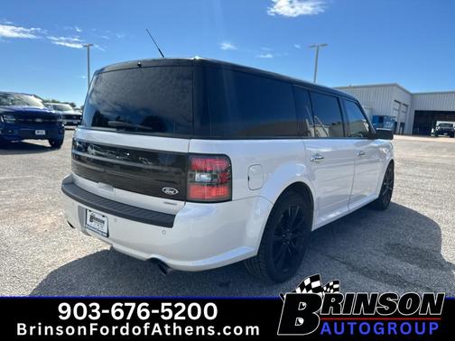 White Platinum Tri-Coat Metallic 2019 Ford Flex Limited w/EcoBoost
