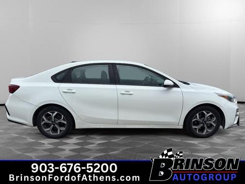 Clear White 2019 Kia Forte LXS